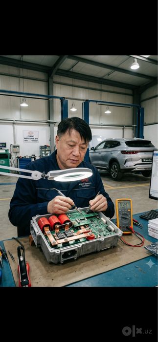 Ремонт электромобилей BYD: Диагностика, Ремонт инверторов .