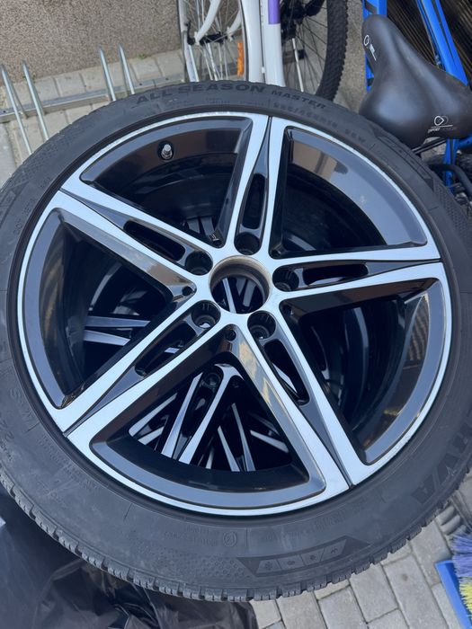 Set 4 roți complete originale Mercedes R18 – A-Class W177, B-Class W247, CLA C118/X118 – all-season