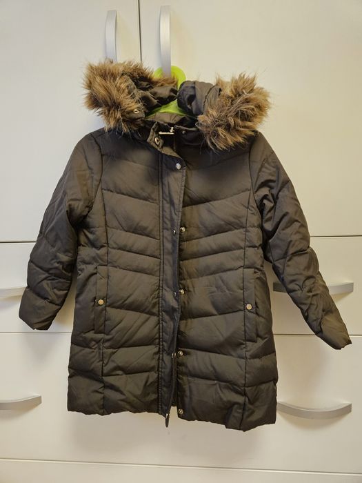 Geaca Zara cu puf de rata 110cm/ 5ani