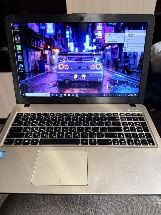 НОУТБУК ASUS! 4ядра ssd