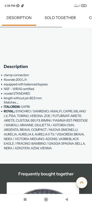 Pompa volumetrica aparate vending Fluid-o-Tech