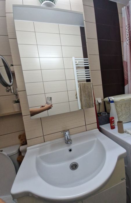 Lavoar baie+masca+oglinda cu dulap