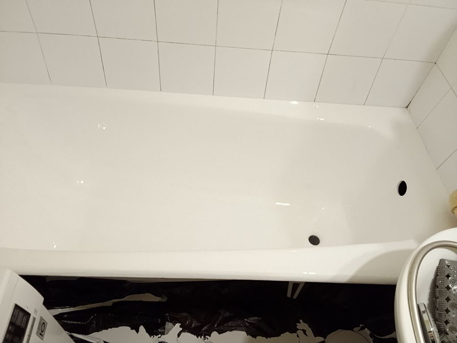 Remont vanna eski vannani oppoq qilib yangi holatiga keltiramiz
