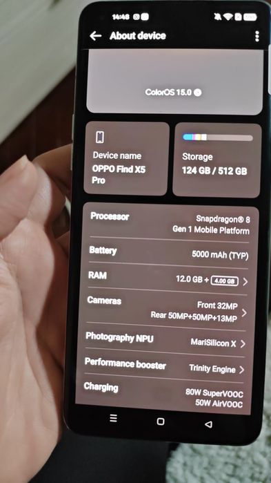 Telefon Oppo Find X5 Pro