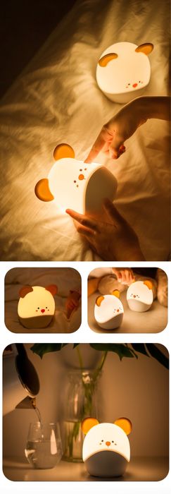 Светильник с силеконовой основой.