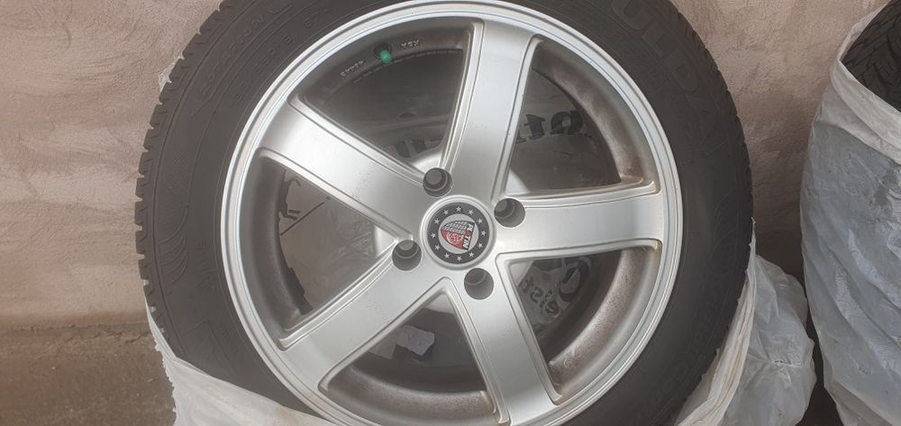 Roti + anvelope de iarna 195 55  r16