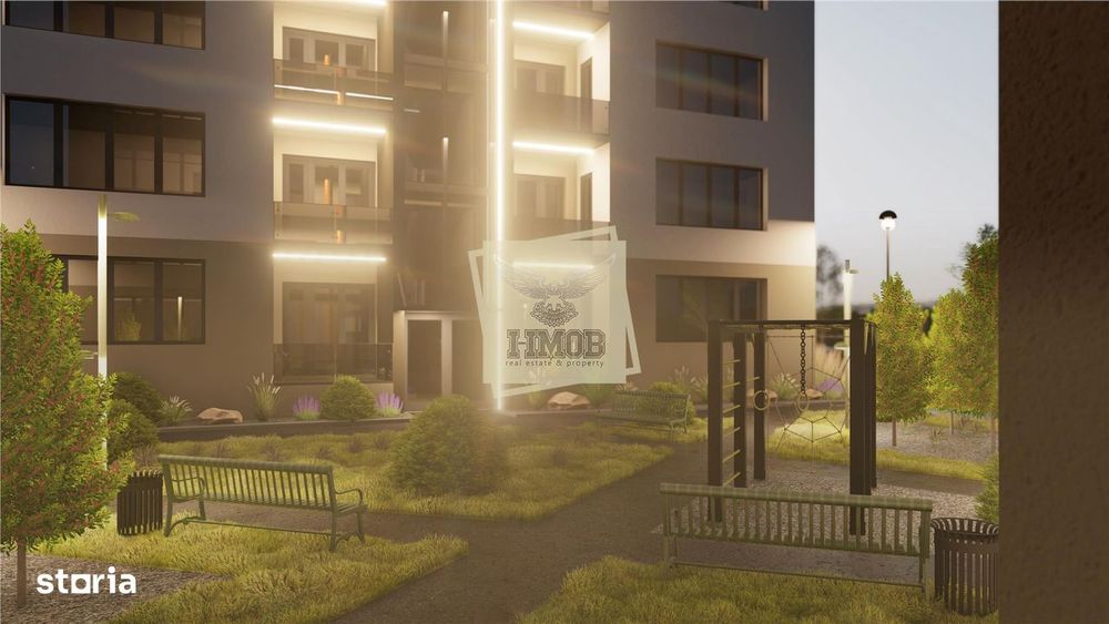 Studio 34 mp cu bucatarie separata balcon 4 mp si  Sibiu