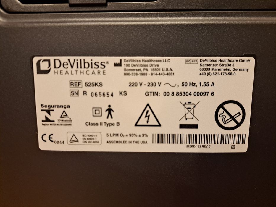 Кислороден концентратор DeVilbiss Compact 525