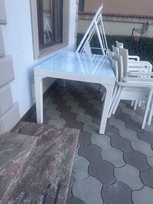 Vand masa terasa 6 scaune