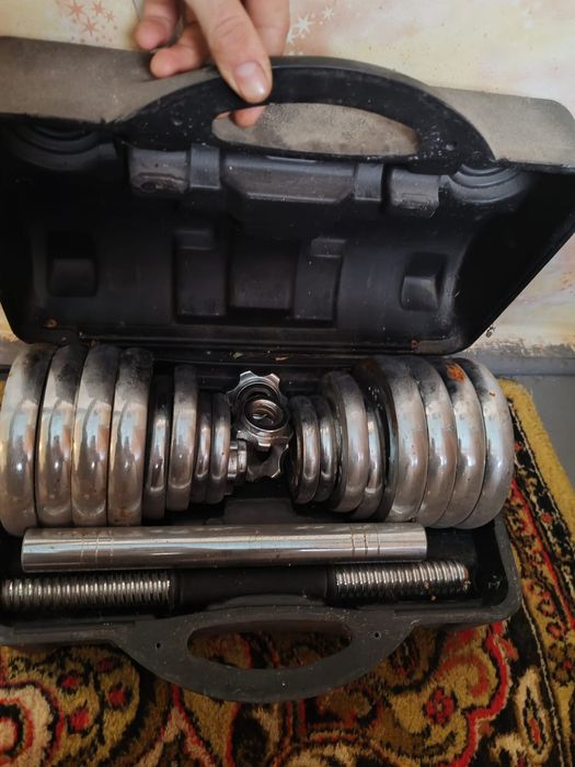 Продам гантели штангу 40000