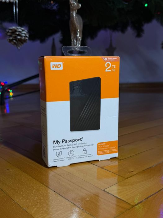 HDD Extern My Passport - 2 TB Memorie / SIGILAT