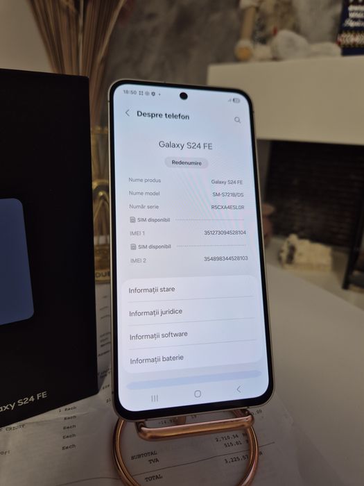 Galaxy S24 FE 5G Impecabil