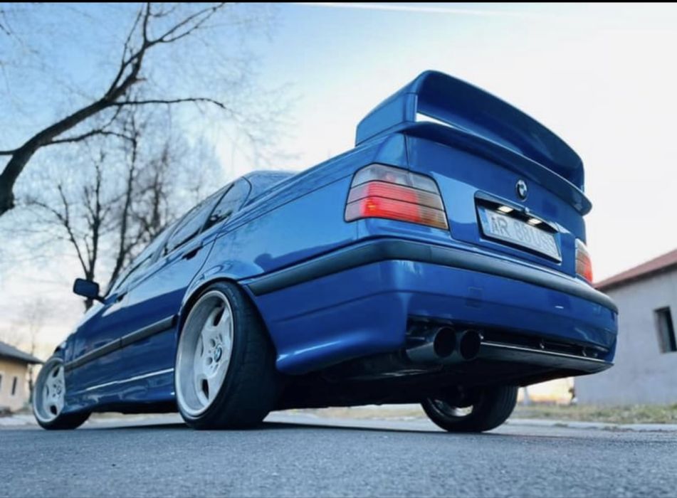 Negru lucios BMW E36 eleron LTW GT portbagaj cu Inaltatoare