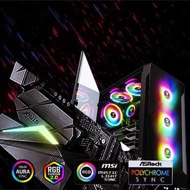 Геймърски компютър Ryzen 5 5600X / RTX 3070 / 16GB / SSD+HDD 24м гар.