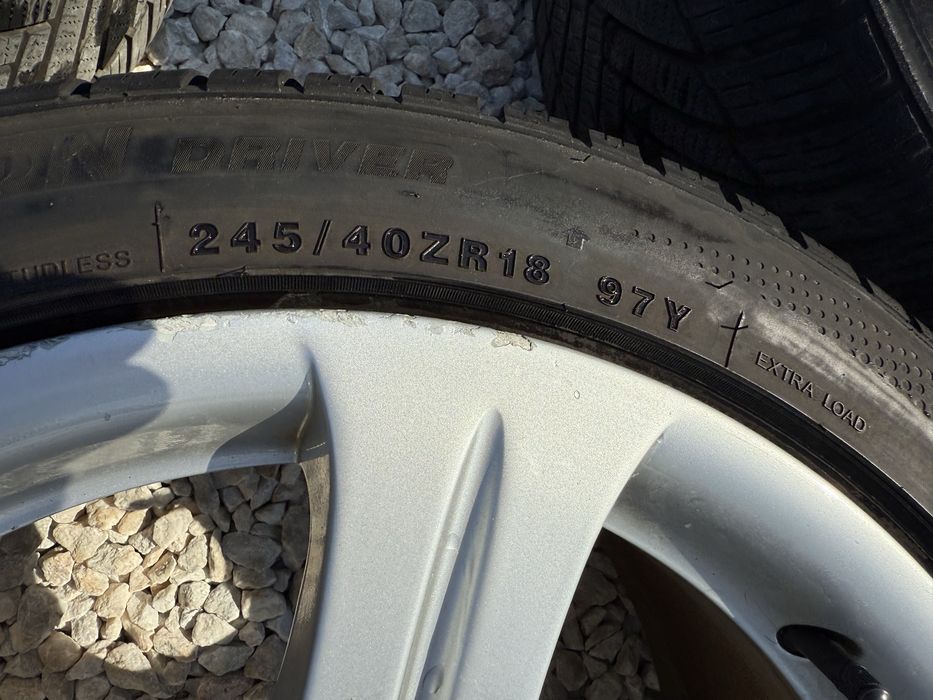 18 цола Джанти Мерцедес с гуми ALLSEASON 245/45/18 DOT 4821