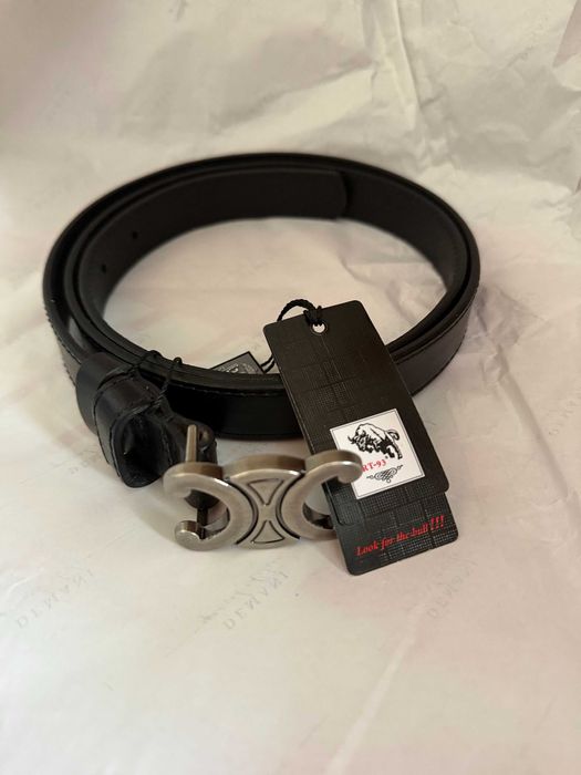 Черен колан с катарама