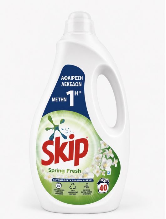 Течен перилен препарат Skip Spring Fresh