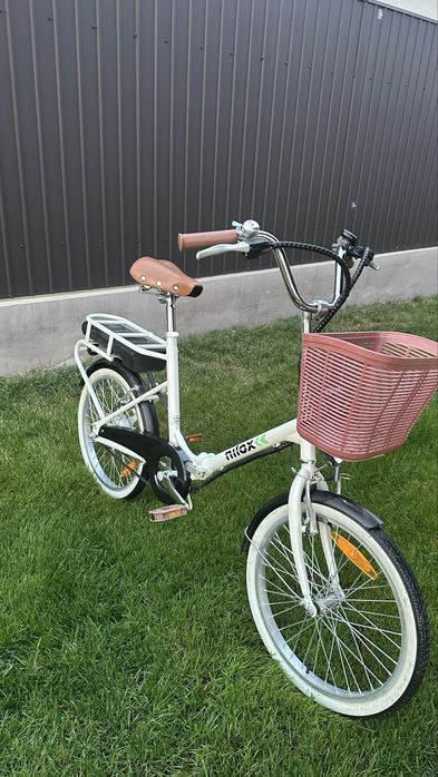 Bicicleta asistat electric Nilox 250W,  PLIABILA roti 20