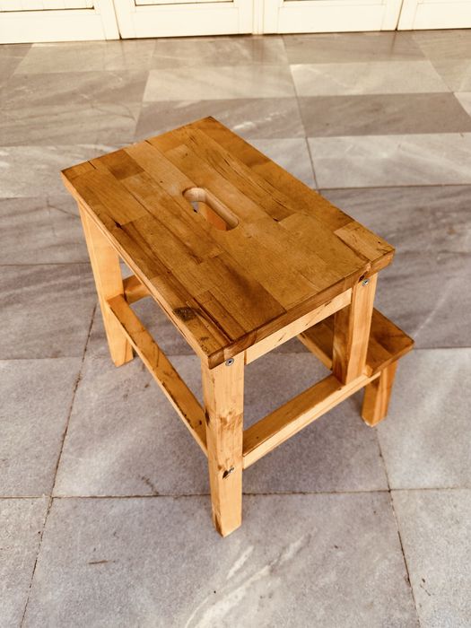 IKEA BEKVÄM – дървена стъпка / табуретка