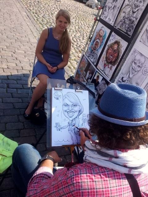 Карикатури от натура ,ивенти, р. дни, ,сватбени тържества,партита