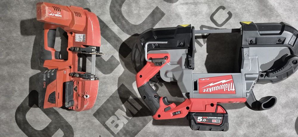 Milwaukee,Hilti ferestrău panglică pe acumulator