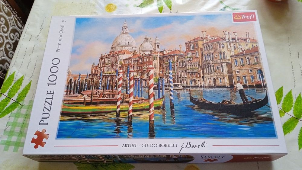 Пазлы - 1000 элементов. Настольная игра.