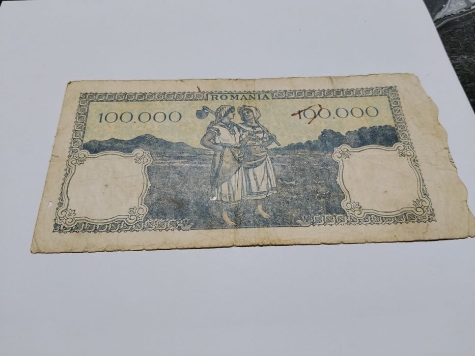 Una sută mii lei 21 octombrie 1946