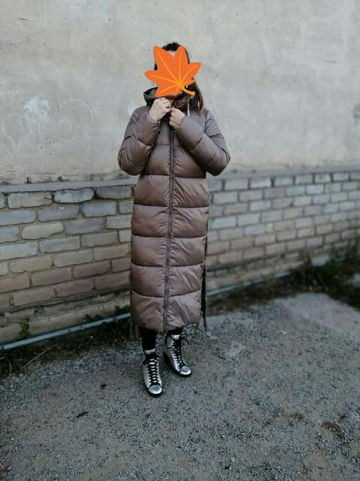 Зимний теплый пуховик