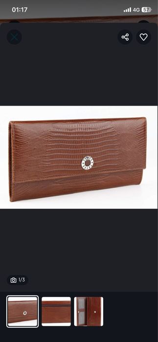 Кожаный кошелек PETEK оригинал