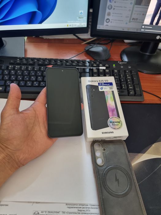 Samsung A35 5G 8/256gb ideal 1oy iwlatilgan yangiday xolati