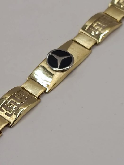 Златна гривна 10.88 гр. 14к проба 585 / 22 см.