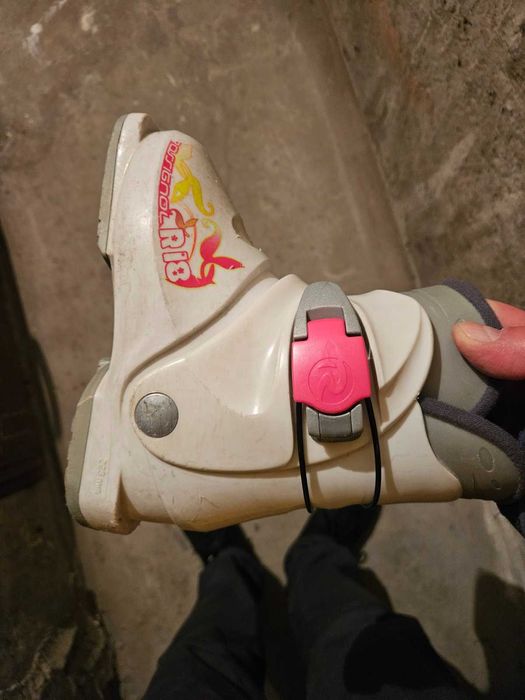 Ски детски 100см. с автомати комплект с щеки