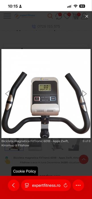 Bicicleta magnetica FitTronic 601B