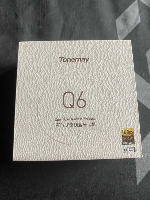 TONEMAY Q6 Отворени слушалки с щипка, LDAC Hi-Res безжично аудио