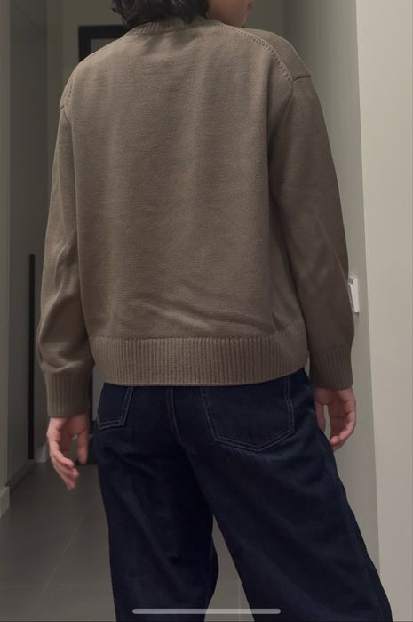 оливковый свитер lime