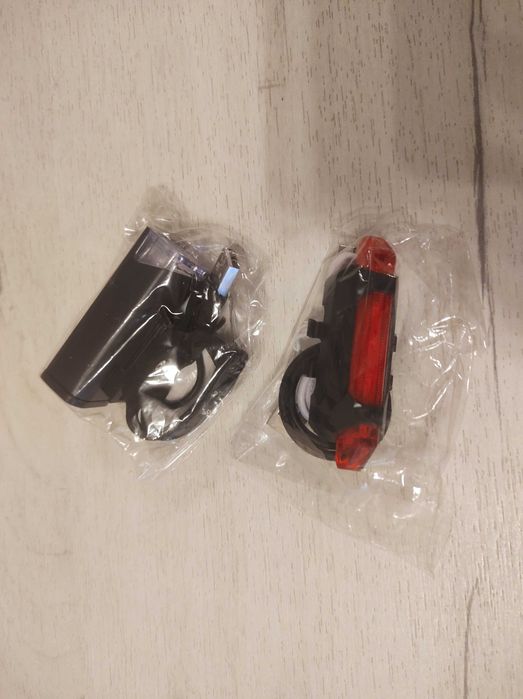 USB фар и стоп за велосипед