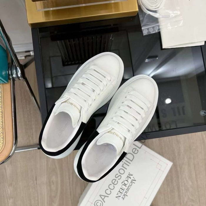 Alexander McQueen Black/White Full Box Verificare Colet Size 36-45