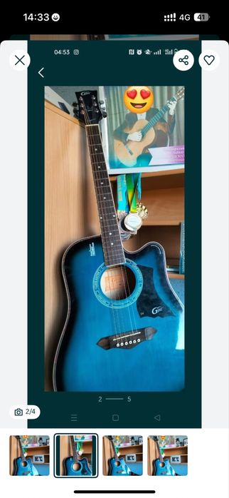 Продам гитара почти новый.