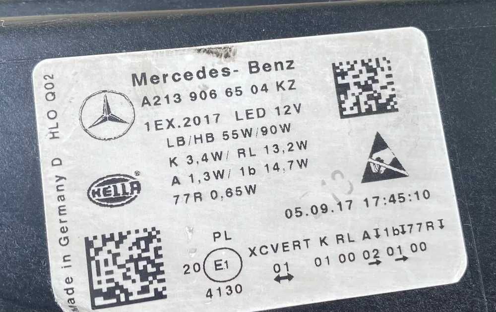Десен фар фарове Mercedes E W213 desen far farove  213