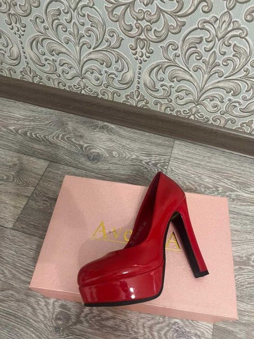 туфли красные 34 р-р