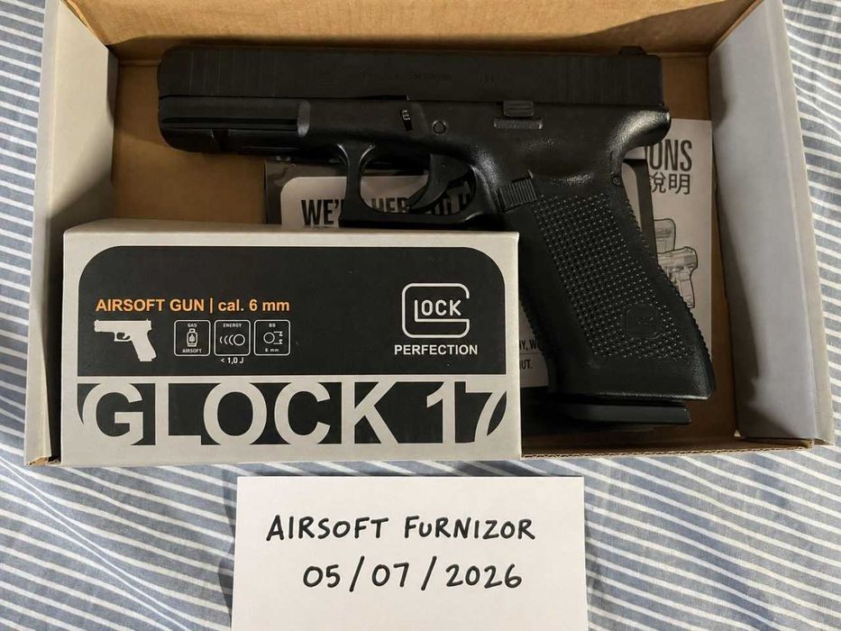 Glock 17 Gen5 Airsoft GBB – stare impecabilă