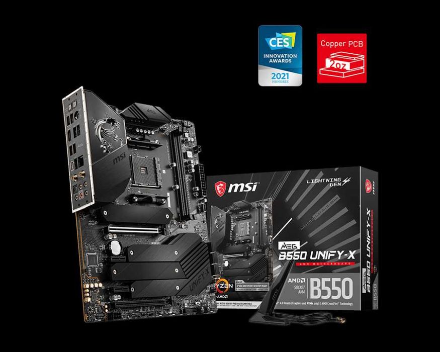 Дънна платка MSI MEG B550 Unify-X 4x NVME