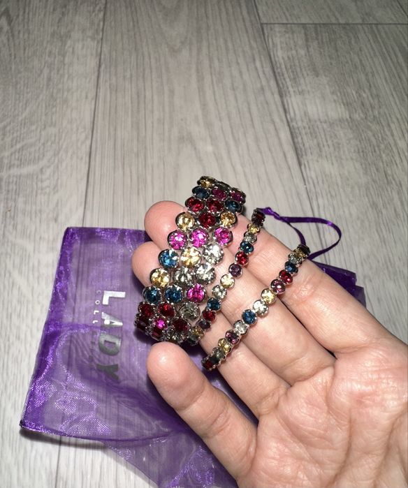 Браслет, серьги