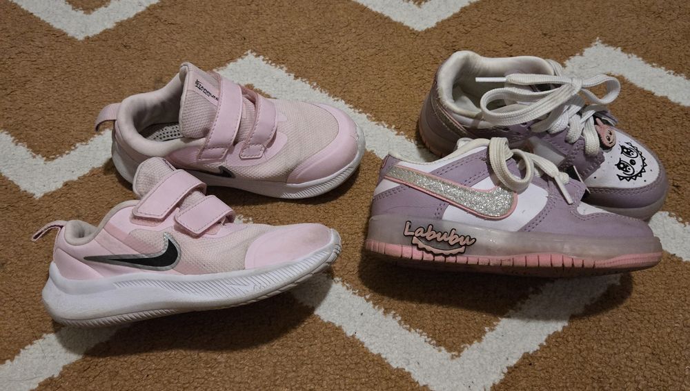 Маратонки Nike и Labubu 26  номер