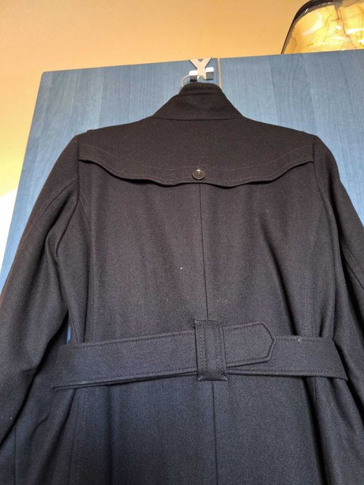 Palton damă Esprit Collection negru cu cordon mărimea 42 (L)