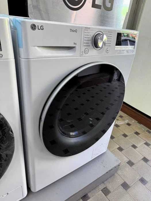 Стиральная машина LG 9кг AI DD Inverter Steam TurboWash Wi-Fi+ГАРАНТИЯ