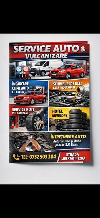 Service auto , vulvanizare , climatizare