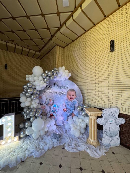 Детское оформление на годик.