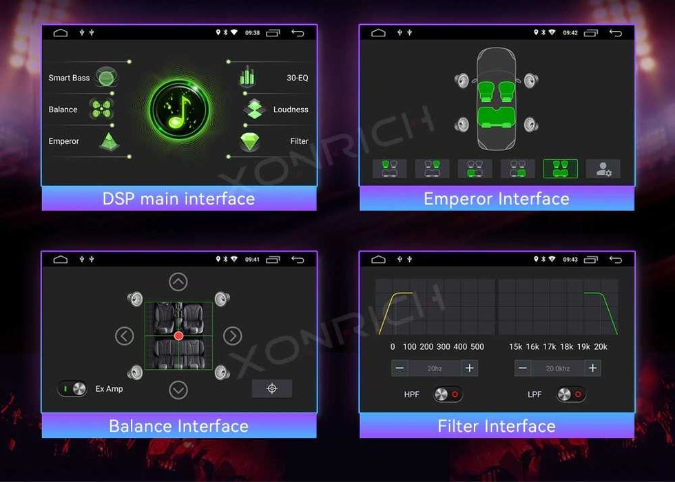 Мултимедия 9″ за Peugeot 3008 5008 Android 13 навигация CARPLAY DSP