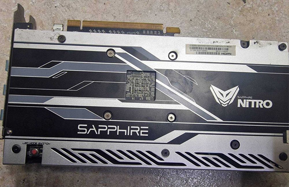 AMD Radeon RX480 Sapphire Nitro+ 8GB Гаранция 3 месеца